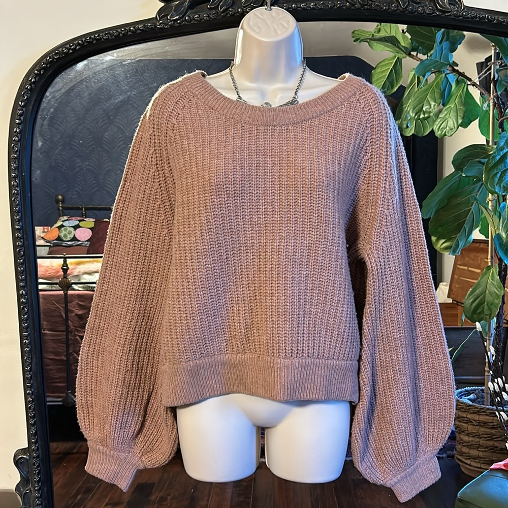 Golden Brown The Label Bay sweater. S